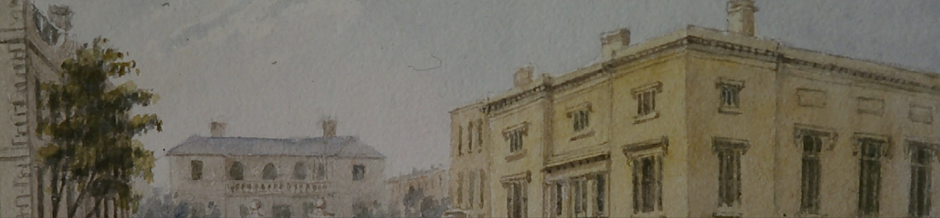 oil painting of the museum
