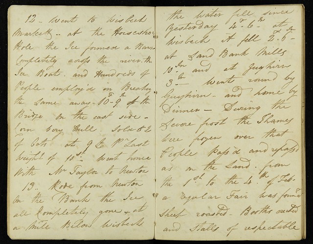 Diary entry 13 Feb 1814