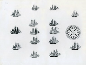 John Clarkson's drawing of his fleet that took the ex-enslaved Africans back to Africa
