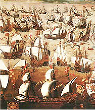 The Spanish Armada.