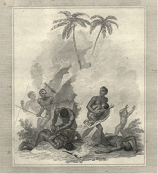 picture displaying the capture of slaves
